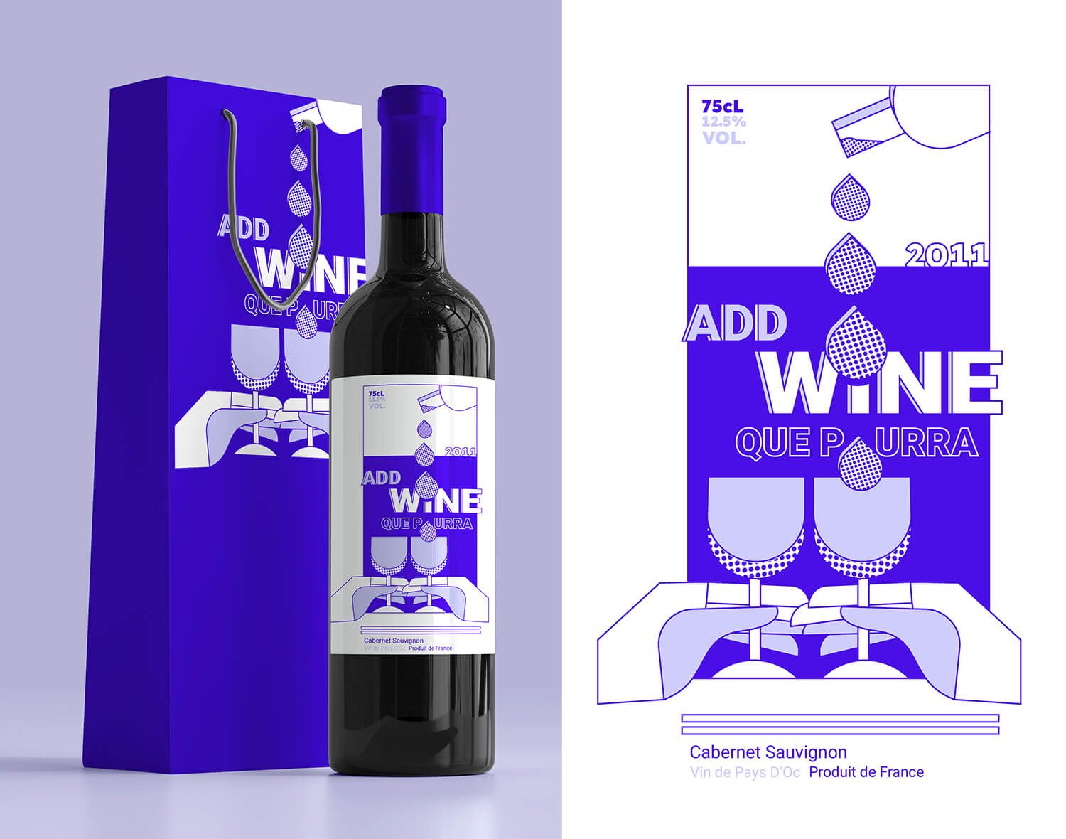 Illustration - etiquette de vin - Add Wine que pourra