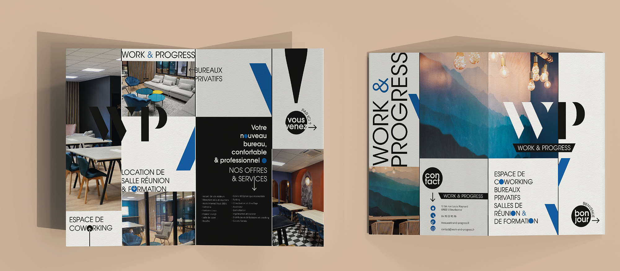 Brochure print - Work & Progress